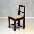Jaren 30 Eettafelstoel Modernist Art Deco Eetkamerstoel thumbnail 4