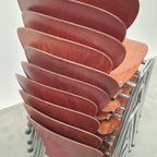 10x Eromes Pagholz Industriële Stapelbare Design Stoel thumbnail 16