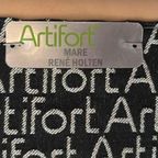 Artifort Fauteuils (2x), Model Mare. Rood Leder. Design. thumbnail 7