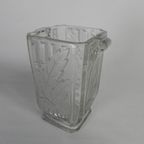 Glazen Art Deco Vaas, Maison Spip, Jaren 30 thumbnail 7