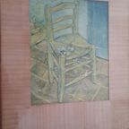Antieke Prent Vincent Van Gogh Schilderij Vintage thumbnail 2