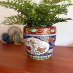 Ronde Japanse Porseleinen Plantenbak, Ook Wel “fishbowl” thumbnail 9