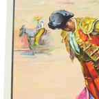 Grote Vintage Corrida Poster Stierengevechten Madrid 1992 106Cm thumbnail 12