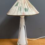 White Murano Glass Table Lamp, 1960S thumbnail 3