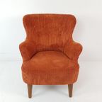 Artifort Oranje Rib Fauteuil | Theo Ruth Armchair Orange thumbnail 4