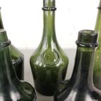 6 Antieke Benedictin Flessen 19E Eeuw thumbnail 4