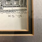 Kerktoren In Nederland, “3D Werk” In Baklijst. thumbnail 2