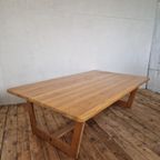 Vintage Grenen Japandi Stijl Tafel Scandinavisch thumbnail 2