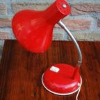 Rood Vintage Bureaulampje thumbnail 4