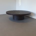 Beautiful Composite, Resin Stone Look Brutalist Coffee Table thumbnail 2
