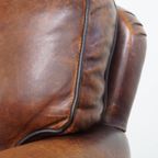 Set Van 2 Schapenleren Armchairs In Engelse Stijl Met Een Unieke Vormgeving En Mooie Kleuren thumbnail 15