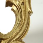 Vergulde Rococo Stijl Spiegel Met Console Acanthus Frankrijk thumbnail 16