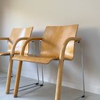 Vintage Houten Thonet Stoelen S320 thumbnail 7