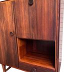 Vintage Rosewood Bar Cabinet Van Fristho - Mid Century Highboard Kast - Kastje thumbnail 4