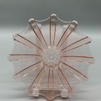 Art Deco Rosaline Persglas Schaaltje Sneeuwvlok thumbnail 3