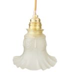 Vintage Barok Hanglampje Mat Glas Wit thumbnail 3