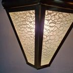 Vintage Messing Franse Hal Lamp thumbnail 4