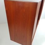 Vintage Deens Teak Houten Wandkast | Dressoir | Highboard thumbnail 13