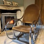Thonet Chrome-stalen Schommelstoel thumbnail 8