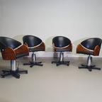 4 X '80S Italian Barber Chair, Height Adjustable thumbnail 9