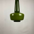 Green Opaline Glass Pendant Lamp 'Kreta' By Holmegaard By Jacob Bang 1960 thumbnail 5
