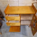 50's Vintage Commode Berkenhout Kast Dressoir Jaren 50 thumbnail 13