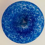 Mondgeblazen Blauwe Schaal thumbnail 2