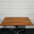 Vintage Jaren 60-70 Verrijdbare Bijzettafel Tv Tafel (Fineer Chroom) thumbnail 5