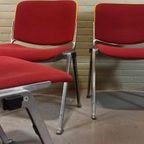 Set Van 4 Vintage Stoelen Giancarlo Piretti Stijl thumbnail 8