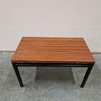 Strakke Vintage Bijzettafel Pastoe Stijl Jaren 60 Teakhout thumbnail 5