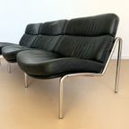 Vintage Scandinavisch Jørgen Kastholm Tubular Design Bankstel thumbnail 4