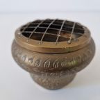 Vintage Koperen Rozensteker Bloem Vaasje Van Koper thumbnail 7