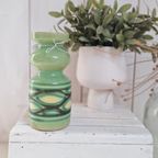 Vintage Aqua Blauw Vaasje, Kruikje, Aardewerk, Kannetje thumbnail 9
