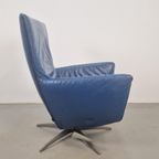 Vintage Label Fauteuil Gerard Van Den Berg Leer Lounge Chair thumbnail 10