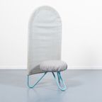 1980’s Rare Italian Design High Back Chair / Stoel From Bonaldo thumbnail 8