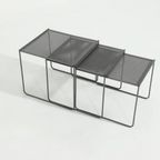Post Modern Perforated Steel Nesting Tables 1980S thumbnail 10