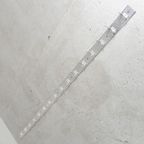 225 Cm Lange Aluminium Wandkapstok Met 16 Dubbele Haken, Jaren 60 thumbnail 5