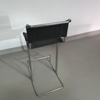 4 X Italian Bar Stool By Stendig Of Steel Tube And Leather 1960S. thumbnail 21