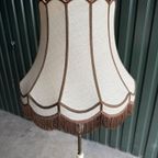 Brocante Staande Lamp, Onyx Marmer Messing thumbnail 3