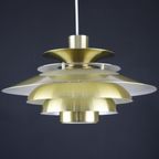 Zeldzame Jeka Metaltryk Verona Deense Hanglamp | Kurt Wiborg | Lamp Uit De Jaren 70 | Type 209605 thumbnail 5