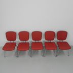 Set Van 5 Vintage Eettafel Stoelen, Diner Style thumbnail 6