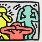 Offset Litho Naar Keith Haring See No Hear No Speak No Evil 89/150 thumbnail 8