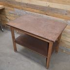 Werktafel Met Een Grenen Onderstel thumbnail 5