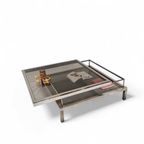 Beautiful French Maison Jansen Sliding Top Coffee Table thumbnail 4