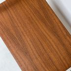 Vintage Houten Kastje Op Wielen Met Lade En Klep thumbnail 10