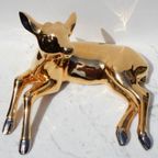 24 Karaats Goud Porseleinen Beeld Hert Vintage Oro Zecchino thumbnail 8