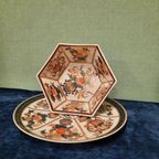 Vintage Pontesa Gebaks / Tapas Bordjes, Set Van 5, Borden thumbnail 10