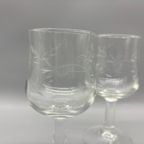 Set Kleine Wijnglazen Loodkristal Geslepen Aar 2 Stuks thumbnail 6