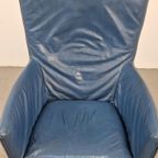 Vintage Label Fauteuil Gerard Van Den Berg Leer Lounge Chair thumbnail 4