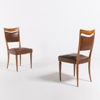 Mid-century Italian Chairs / Eetkamerstoel / Stoel From Vittorio Dassi 1950s thumbnail 4